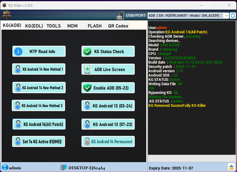 Kg Killer Tool Rent [4 Hours ]
